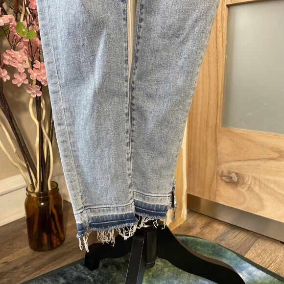 Loft Jeans The Skinny High Rise Women's Size 25/0 Raw Hem - Picture 3 of 9